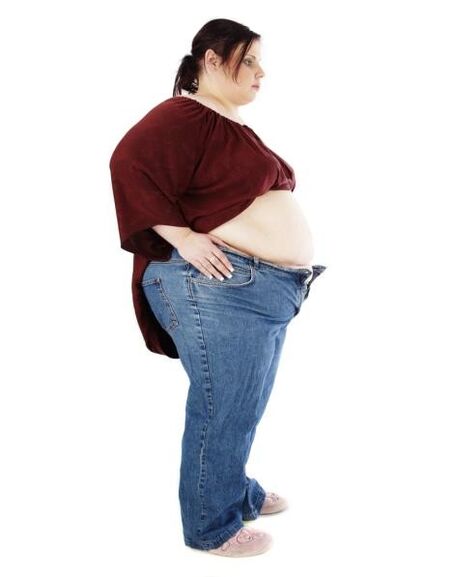 Une grosse fille veut perdre du poids rapidement